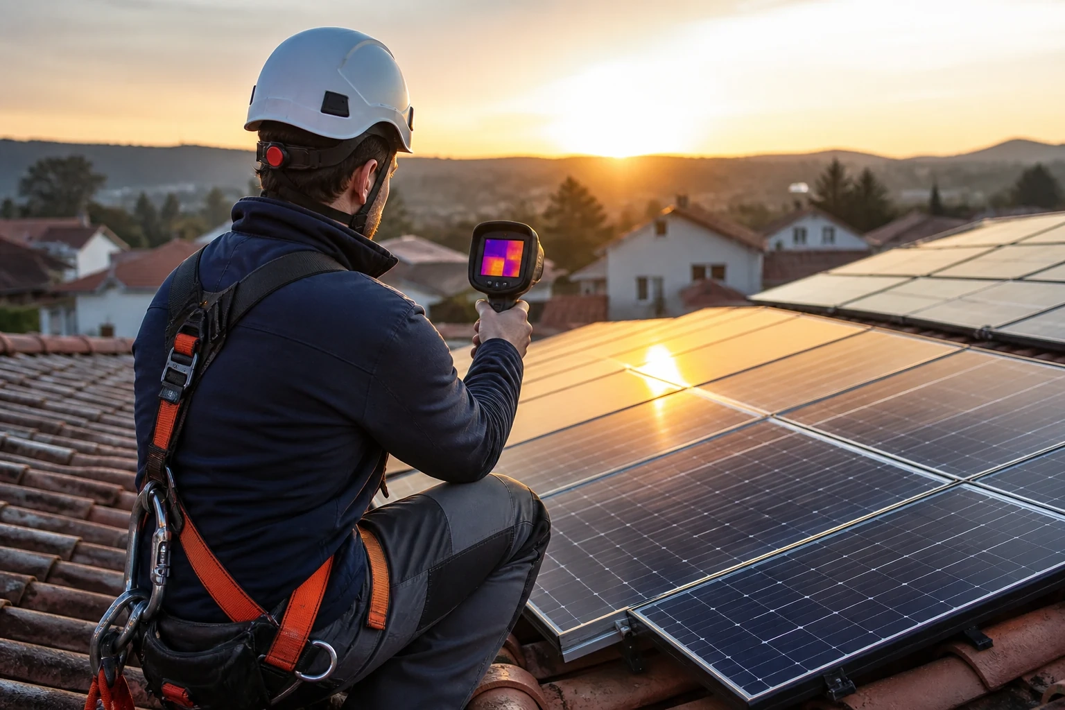 Inspection thermique de panneaux photovoltaïques